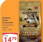 Hundetrockenfutter Wild Duck Angebote von Wolfsblut bei GLOBUS Duisburg für 14,79 €