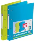 LOT DE 2 MAXI CLASSEURS SCHOOL LIFE - OXFORD en promo chez Intermarché LOT DE 2 MAXI CLASSEURS SCHOOL LIFE - OXFORD dans le catalogue Intermarché