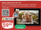 Digitaler Bilderrahmen PFF-1021 von denver für 59,99 € bei GLOBUS im Angebot Digitaler Bilderrahmen PFF-1021 von denver im aktuellen GLOBUS Prospekt