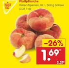 Netto Marken-Discount Neunkirchen-Seelscheid - Plattpfirsiche Angebot im Prospekt Plattpfirsiche bei Netto Marken-Discount im Neunkirchen-Seelscheid Prospekt für 1,69 €