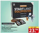 DENKRIESEN Stadt Land Vollpfosten – Das Brettspiel für 23,99 € bei famila Nordost im Angebot DENKRIESEN Stadt Land Vollpfosten – Das Brettspiel im aktuellen famila Nordost Prospekt