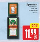 Kräuterlikör Angebote von Jägermeister bei WEZ Herford für 11,99 €