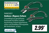 Amboss-/Bypass-Schere im Lidl Prospekt Amboss-/Bypass-Schere von PARKSIDE im aktuellen Lidl Prospekt für 2,99 €