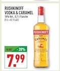Vodka & Caramel im Angebot bei Marktkauf in Erftstadt Vodka & Caramel Angebote von Rushkinoff bei Marktkauf Erftstadt für 7,99 €