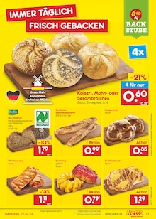 Brot im Netto Marken-Discount Prospekt "Aktuelle Angebote" mit 51 Seiten (Ulm)