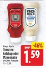 Tomaten-ketchup von Papa Joe's für 1,59 € bei E center im Angebot Tomaten-ketchup von Papa Joe's im aktuellen E center Prospekt
