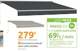 Promo Store banne manuel semi-coffre AUREA à 279,00 € dans le catalogue Mr.Bricolage à Pontcharra