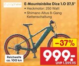 Netto Marken-Discount - E-Mountainbike Dice 1.0 27,5“ Angebot im Prospekt E-Mountainbike Dice 1.0 27,5“ bei Netto Marken-Discount im Prospekt "" für 999,00 €