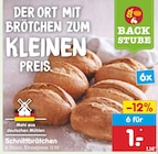 Schnittbrötchen von Backstube für 1,00 € bei Netto Marken-Discount im Angebot Schnittbrötchen von Backstube im aktuellen Netto Marken-Discount Prospekt