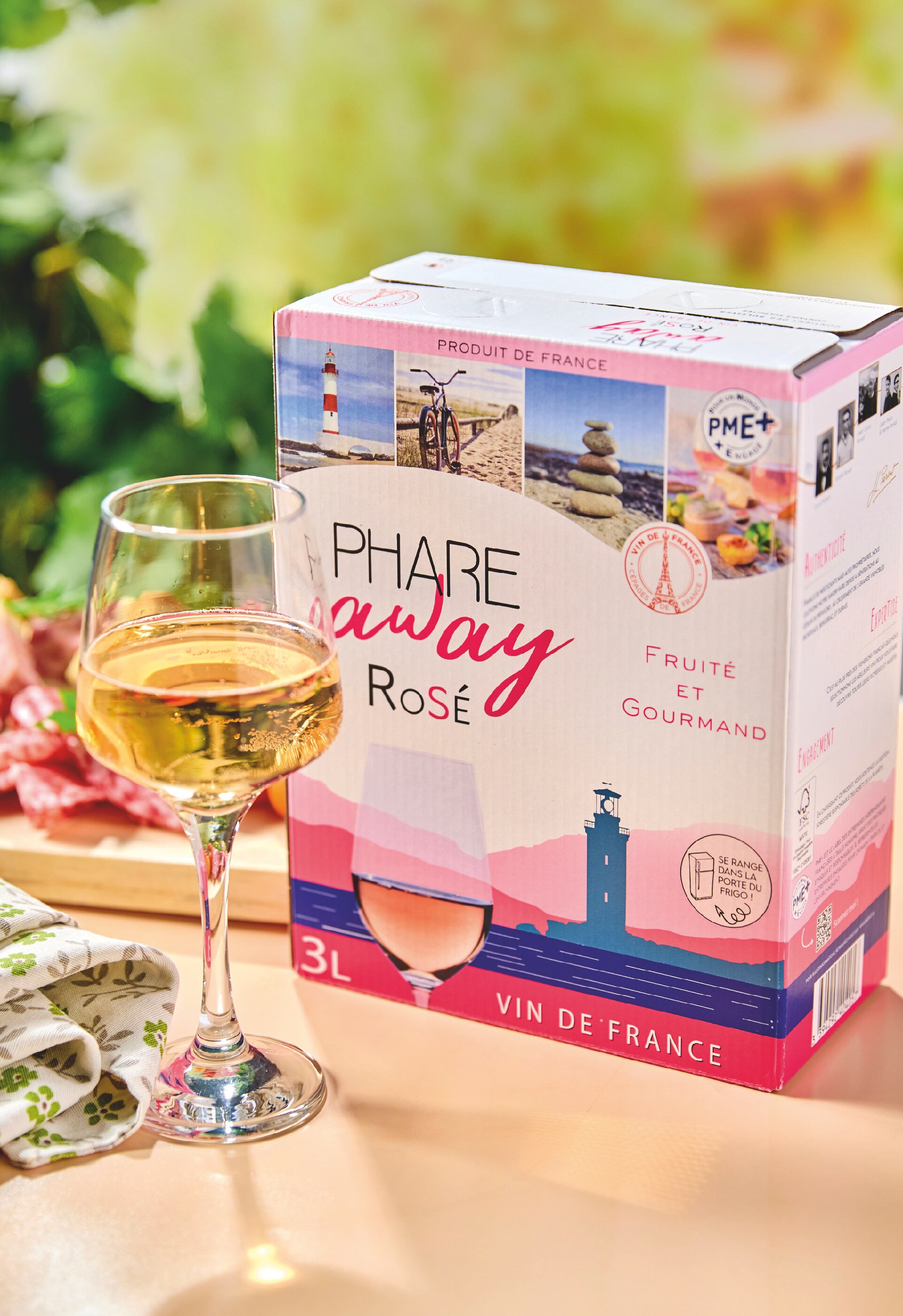 Phare away Vin de France Rosé