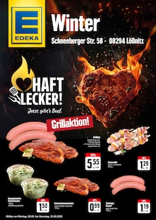 EDEKA Stollberg (Erzgebirge) Prospekt "HERZHAFT LECKER!" mit 2 Seiten