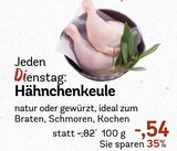 Hähnchenkeule natur bei E xpress im Starnberg Prospekt für 0,54 €