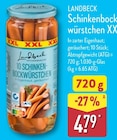 Schinkenbockwürstchen XXL bei ALDI Nord im Quakenbrück Prospekt für 4,79 €