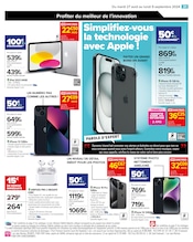 IPhone Angebote im Prospekt "PRÉPAREZ LA RENTRÉE EN MAÎTRISANT VOTRE BUDGET !" von Carrefour auf Seite 23