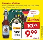 Weißbier Angebote von Kapuziner bei Netto Marken-Discount Bamberg für 9,99 €
