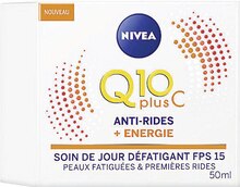 Soin de Jour anti-rides Q10 + énergie - Géant Casino à Nantes Soin de Jour anti-rides Q10 + énergie en promo chez Géant Casino Nantes à 10,35 €