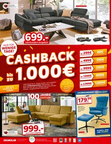 Aktueller Segmüller Prospekt "Cashback bis zu 1000€" Aktueller Segmüller Prospekt