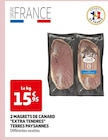 2 MAGRETS DE CANARD "EXTRA TENDRES" - TERRES PAYSANNES en promo chez Auchan Supermarché Versailles à 15,95 €