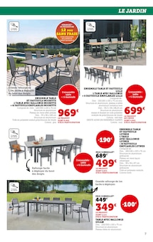 Promo Table De Jardin dans le catalogue Hyper U du moment à la page 7