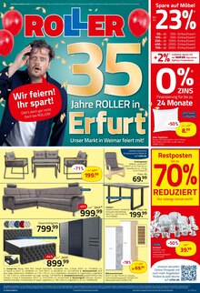 ROLLER Erfurt Prospekt "35 JAHRE ROLLER IN ERFURT" mit 16 Seiten