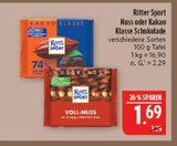 Aktuelles Nuss Klasse Schokolade Angebot bei Marktkauf in Fürth ab 1,69 €