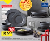 Aktuelles Villeroy & Boch Kombi-Service „Manufacture Rock“, Keramik, Fine China, spülmaschinen- Angebot bei XXXLutz Möbelhäuser in Göttingen ab 199,90 €