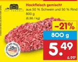Hackfleisch gemischt im Angebot bei Netto Marken-Discount in Bergheim Hackfleisch gemischt Angebote von Gut Ponholz bei Netto Marken-Discount Bergheim für 5,49 €