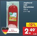 Jagdwurst für 2,49 € bei Netto Marken-Discount im Angebot Jagdwurst im aktuellen Netto Marken-Discount Prospekt