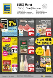 EDEKA Prospekt: "Aktuelle Angebote", 24 Seiten, 25.11.2024 - 30.11.2024