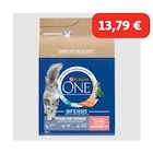Purina ONE Croquettes pour Chat Stérilisé au Saumon et au Blé 3 kg à 13,79 € dans le catalogue Maxi Zoo