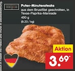 Aktuelles Puten-Minutensteaks Angebot bei Netto Marken-Discount in Siegen (Universitätsstadt) ab 3,69 €
