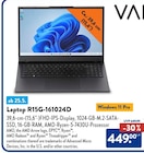 Laptop R15G-161024D im ALDI SÜD Prospekt Laptop R15G-161024D von VAI im aktuellen ALDI SÜD Prospekt für 449,00 €