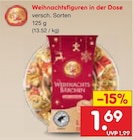 Weihnachtsfiguren in der Dose für 1,69 € bei Netto Marken-Discount im Angebot Weihnachtsfiguren in der Dose im aktuellen Netto Marken-Discount Prospekt