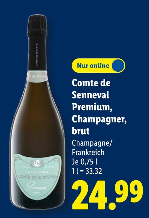 Comte de Senneval Premium, Champagner, brut
