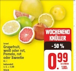 Grapefruit, weiß oder rot, Pomelo, rot oder Sweetie im aktuellen E center Prospekt