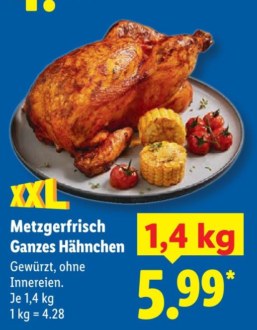 Metzgerfrisch Ganzes Hähnchen
