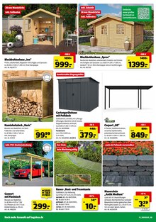 Gartenhaus im Hagebaumarkt Prospekt "APP LADEN UND GEWINNEN" mit 20 Seiten (Duisburg)