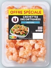 Crevettes Décortiquées - U en promo chez U Express Montpellier à 4,16 €