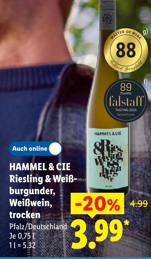 Riesling & Weißburgunder, Weißwein, trocken