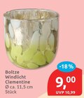 Windlicht Clementine von Boltze im aktuellen budni Prospekt