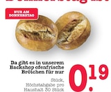 Aktuelle Wecker Angebote bei E center in Frankfurt (Main) Aktuelles Brötchen Angebot bei E center in Frankfurt (Main) ab 0,19 €