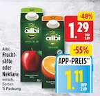 Fruchtsäfte oder Nektare von Albi für 1,11 € bei EDEKA im Angebot Fruchtsäfte oder Nektare von Albi im aktuellen EDEKA Prospekt