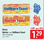 Butter-Toast oder Vollkorn-Toast Angebote von Harry bei famila Nordost Gifhorn für 1,29 €