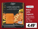 Lachs Carpaccio Angebote von Deluxe bei Lidl Singen für 4,49 €