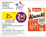Intermarché Saint-Germain-lès-Arpajon - Promo Knacki porc conservation sans nitrite Promo Knacki porc conservation sans nitrite à 4,58 € dans le catalogue Intermarché à Saint-Germain-lès-Arpajon