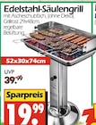 Edelstahl-Säulengrill bei Wreesmann im Großröhrsdorf Prospekt für 19,99 €