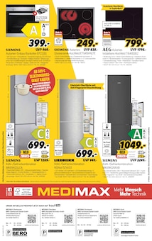 Kühlschrank im aktuellen MEDIMAX Prospekt (Schwerte (Hansestadt an der Ruhr)) Kühlschrank im MEDIMAX Prospekt "MEDIMAX MARKENTAGE" mit 8 Seiten (Schwerte (Hansestadt an der Ruhr))