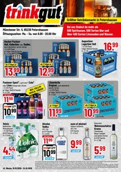 Aktueller Trinkgut Discounter Prospekt in Hebertshausen und Umgebung, "Aktuelle Angebote" mit 4 Seiten, 19.10.2026 - 24.10.2026