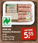 Schweine-Bratwurst im Angebot bei nahkauf in Falkensee Schweine-Bratwurst Angebote von REWE Bio bei nahkauf Falkensee für 5,55 €