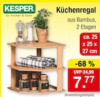 Küchenregal Angebote von Kesper bei Zimmermann Gifhorn für 7,77 €